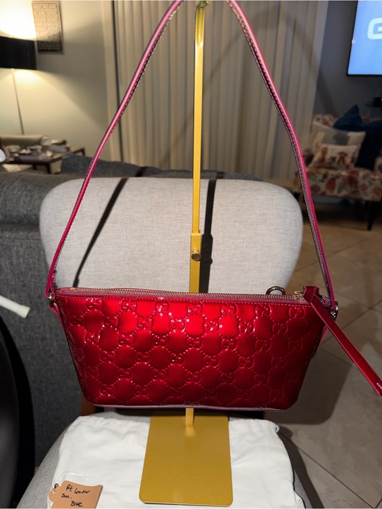 Gucci Handbags - Gucci GG EMBLEM MINI BNIB Patent leather Shoulder bag